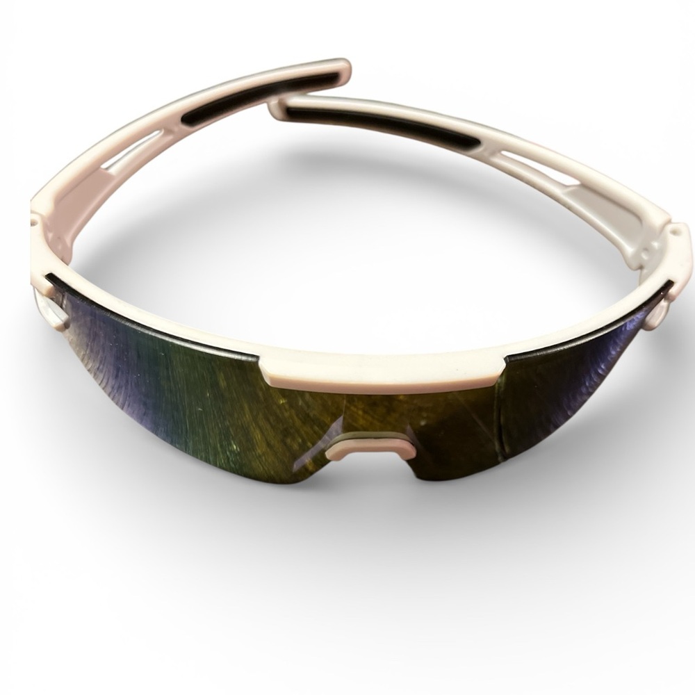 Wearable Glasses - Cream and Black Running Biking or whatever you like